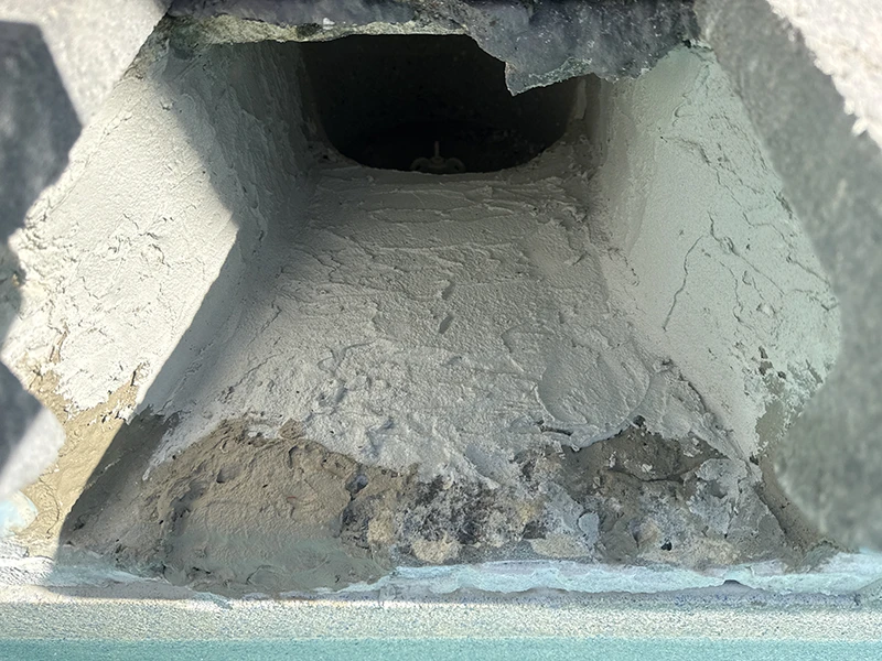 Older pool repair in progress by Advanced Leak Detection — leak located and being fixed
