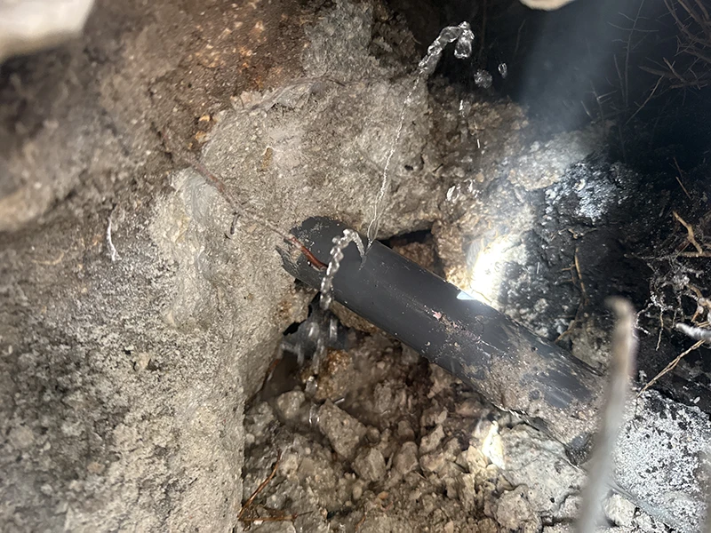 Advanced Leak Detection repair work in progress on a Tampa Bay pool — non-invasive methods at work